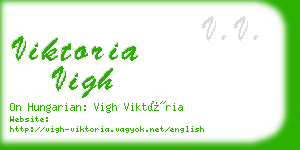 viktoria vigh business card